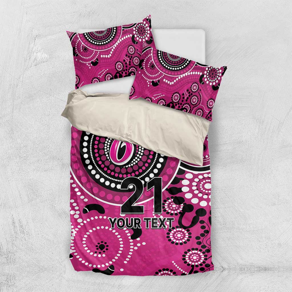 Sixers Cricket Custom Bedding Set Australian Aboriginal - Vibe Hoodie Shop