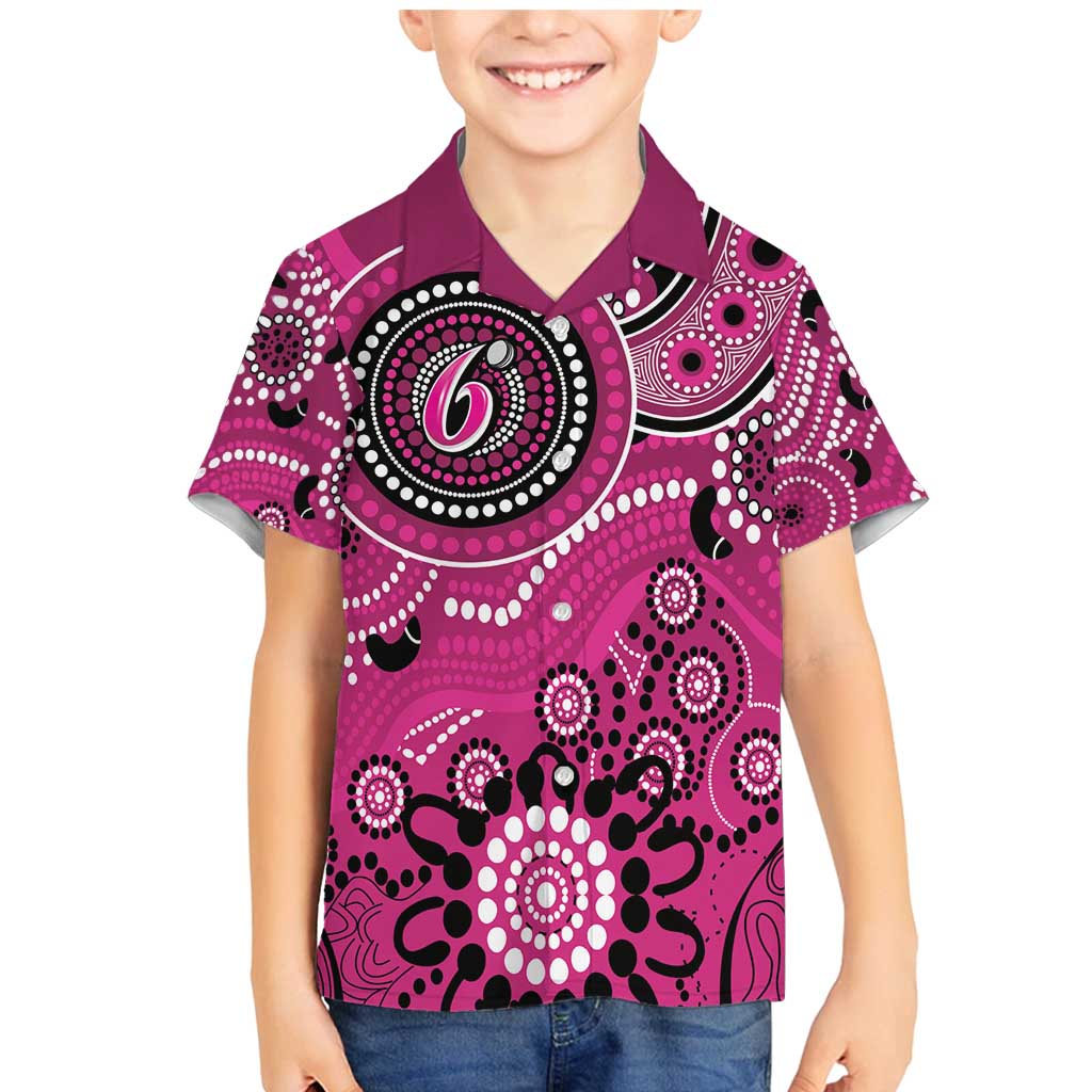 Sixers Cricket Custom Family Matching Mermaid Dress and Hawaiian Shirt Australian Aboriginal