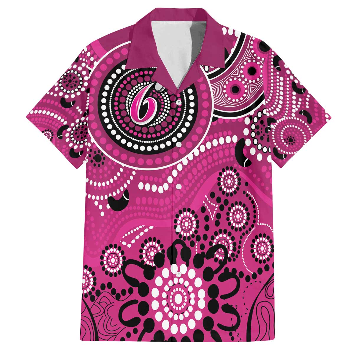 Sixers Cricket Custom Family Matching Off The Shoulder Long Sleeve Dress and Hawaiian Shirt Australian Aboriginal