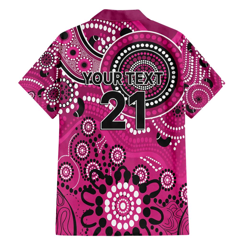 Sixers Cricket Custom Family Matching Puletasi and Hawaiian Shirt Australian Aboriginal