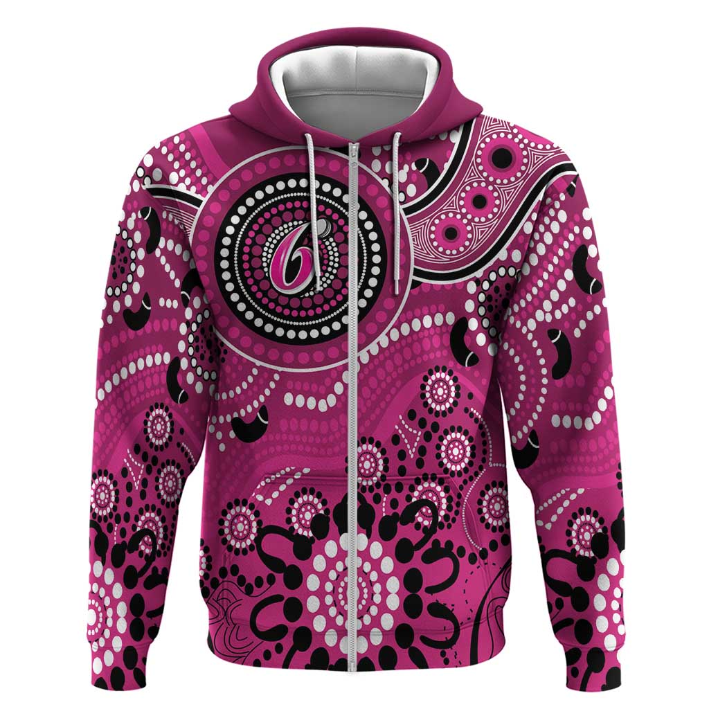 Sixers Cricket Custom Hoodie Australian Aboriginal LT9 - Vibe Hoodie Shop