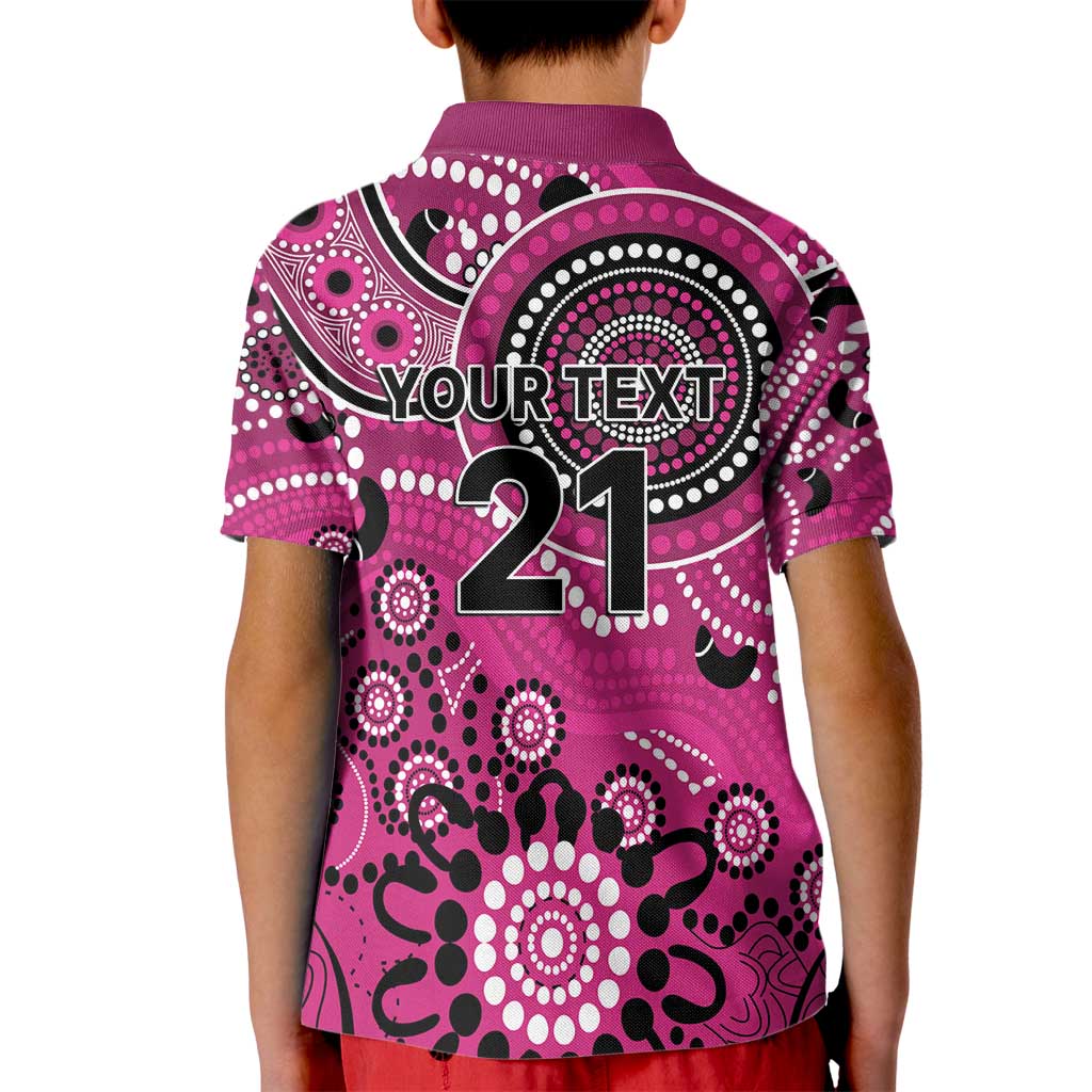 Sixers Cricket Custom Kid Polo Shirt Australian Aboriginal - Vibe Hoodie Shop