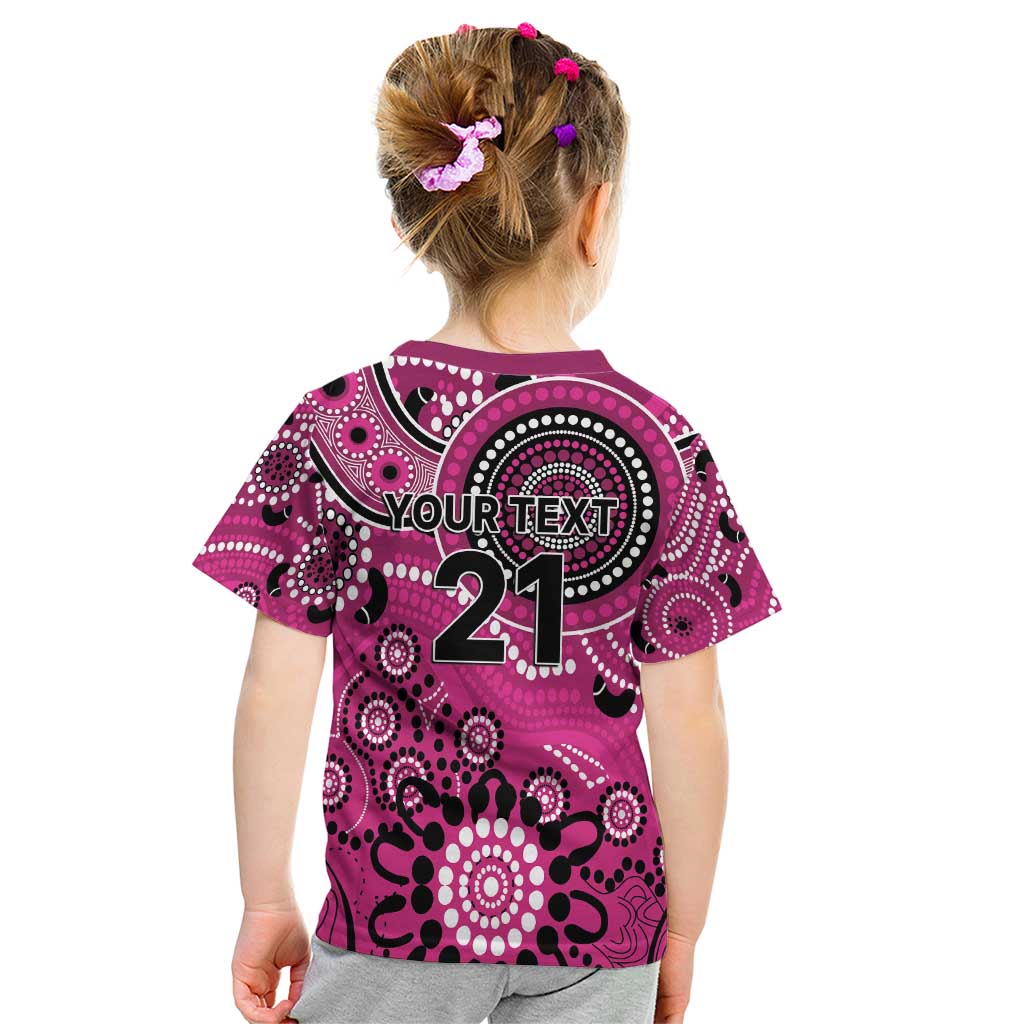 Sixers Cricket Custom Kid T Shirt Australian Aboriginal - Vibe Hoodie Shop