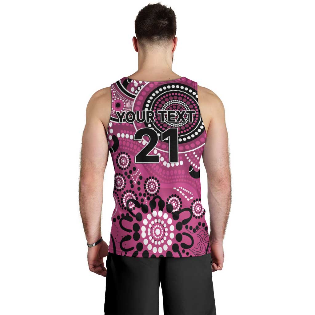 Sixers Cricket Custom Men Tank Top Australian Aboriginal - Vibe Hoodie Shop