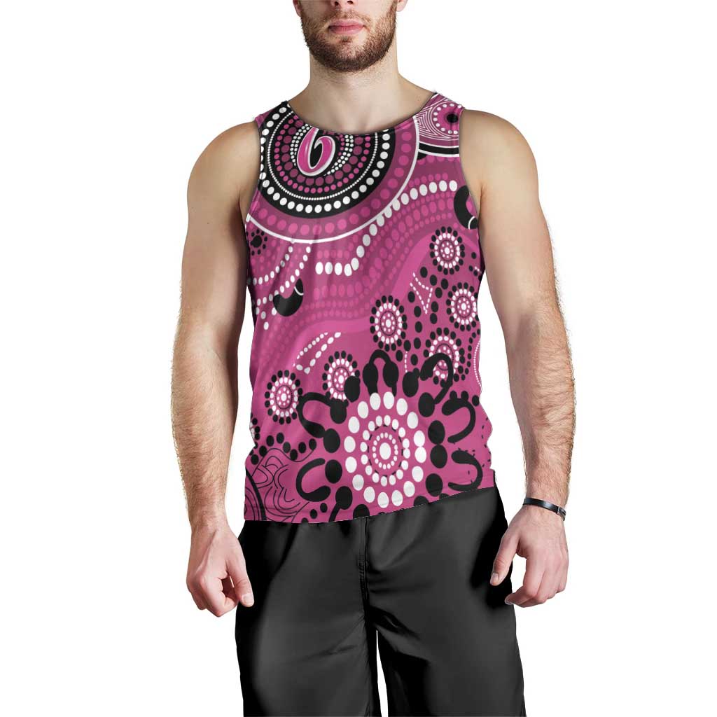 Sixers Cricket Custom Men Tank Top Australian Aboriginal - Vibe Hoodie Shop