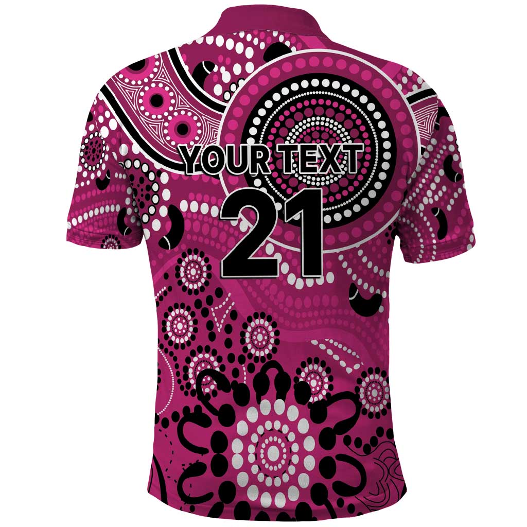 Sixers Cricket Custom Polo Shirt Australian Aboriginal LT9 - Vibe Hoodie Shop