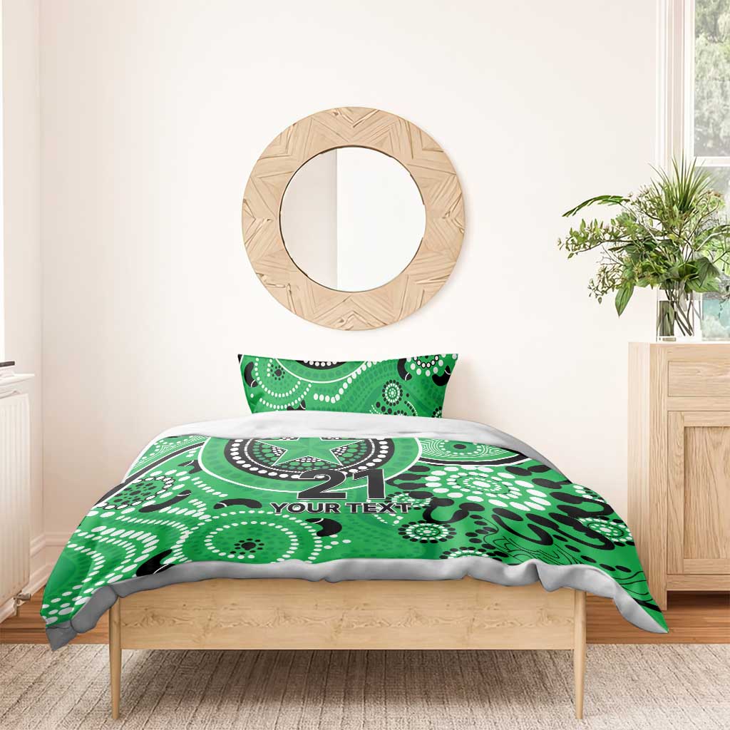 Stars Cricket Custom Bedding Set Australian Aboriginal - Vibe Hoodie Shop
