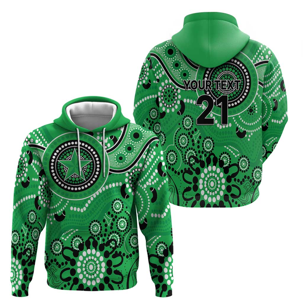 Stars Cricket Custom Hoodie Australian Aboriginal LT9 - Vibe Hoodie Shop