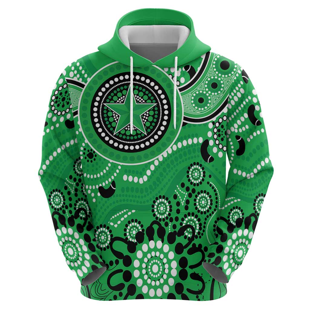 Stars Cricket Custom Hoodie Australian Aboriginal LT9 - Vibe Hoodie Shop