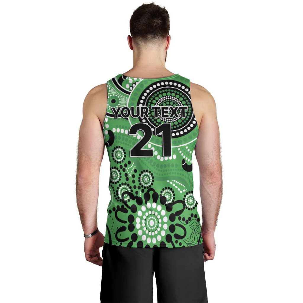 Stars Cricket Custom Men Tank Top Australian Aboriginal - Vibe Hoodie Shop