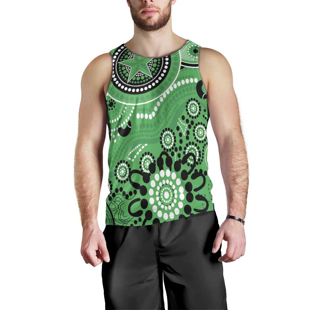 Stars Cricket Custom Men Tank Top Australian Aboriginal - Vibe Hoodie Shop