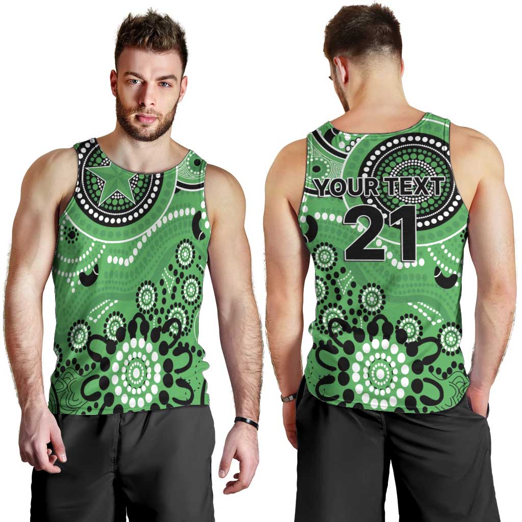 Stars Cricket Custom Men Tank Top Australian Aboriginal - Vibe Hoodie Shop