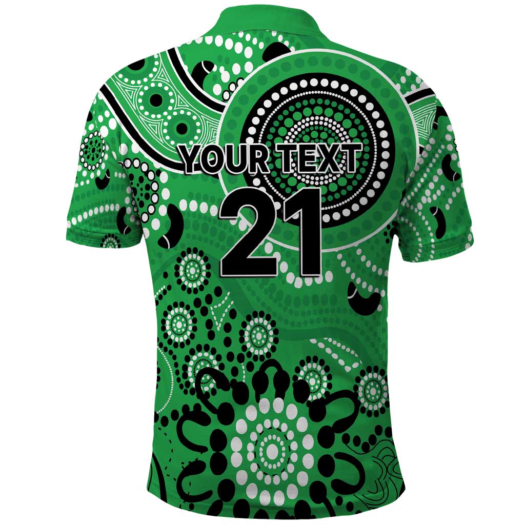 Stars Cricket Custom Polo Shirt Australian Aboriginal LT9 - Vibe Hoodie Shop