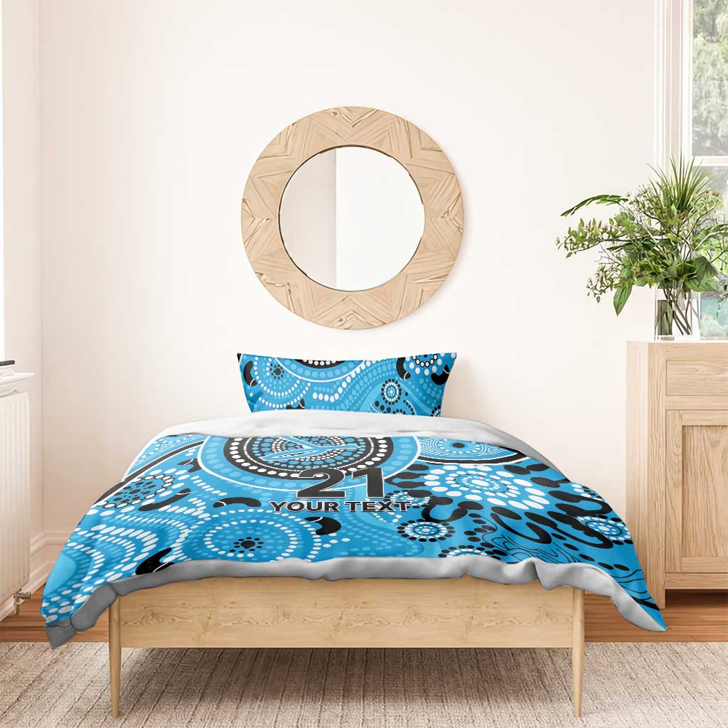 Strikers Cricket Custom Bedding Set Australian Aboriginal - Vibe Hoodie Shop