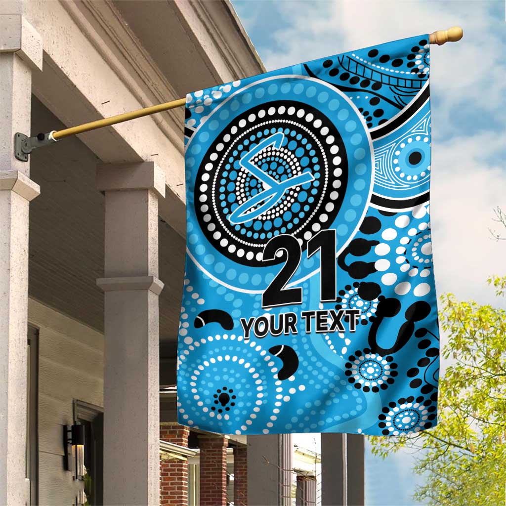 Strikers Cricket Custom Garden Flag Australian Aboriginal - Vibe Hoodie Shop
