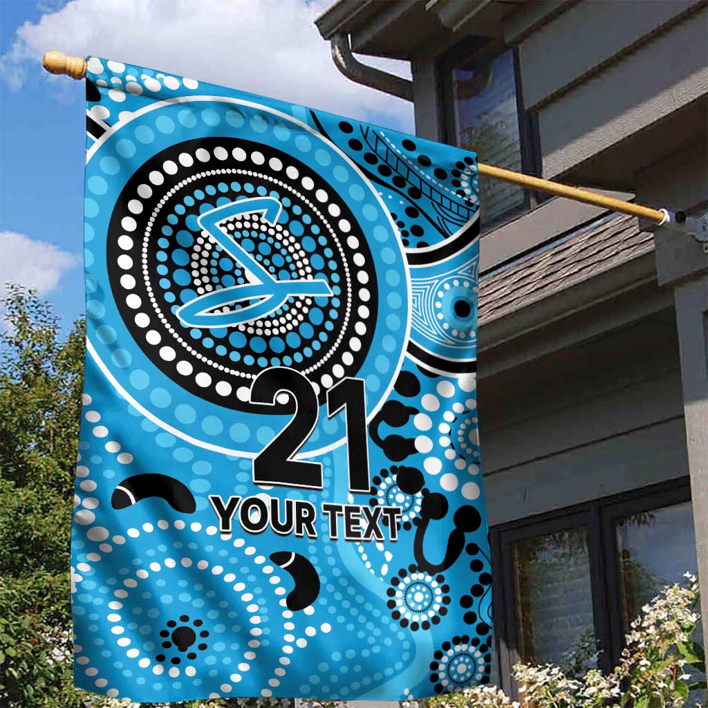 Strikers Cricket Custom Garden Flag Australian Aboriginal - Vibe Hoodie Shop