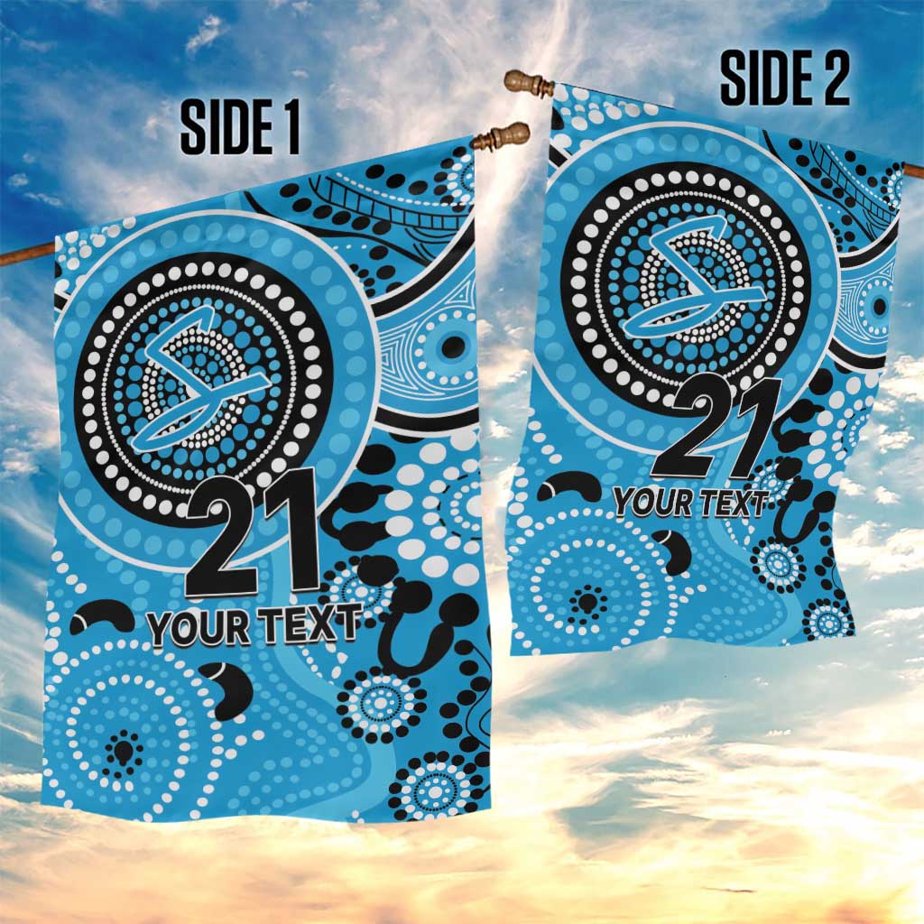 Strikers Cricket Custom Garden Flag Australian Aboriginal - Vibe Hoodie Shop