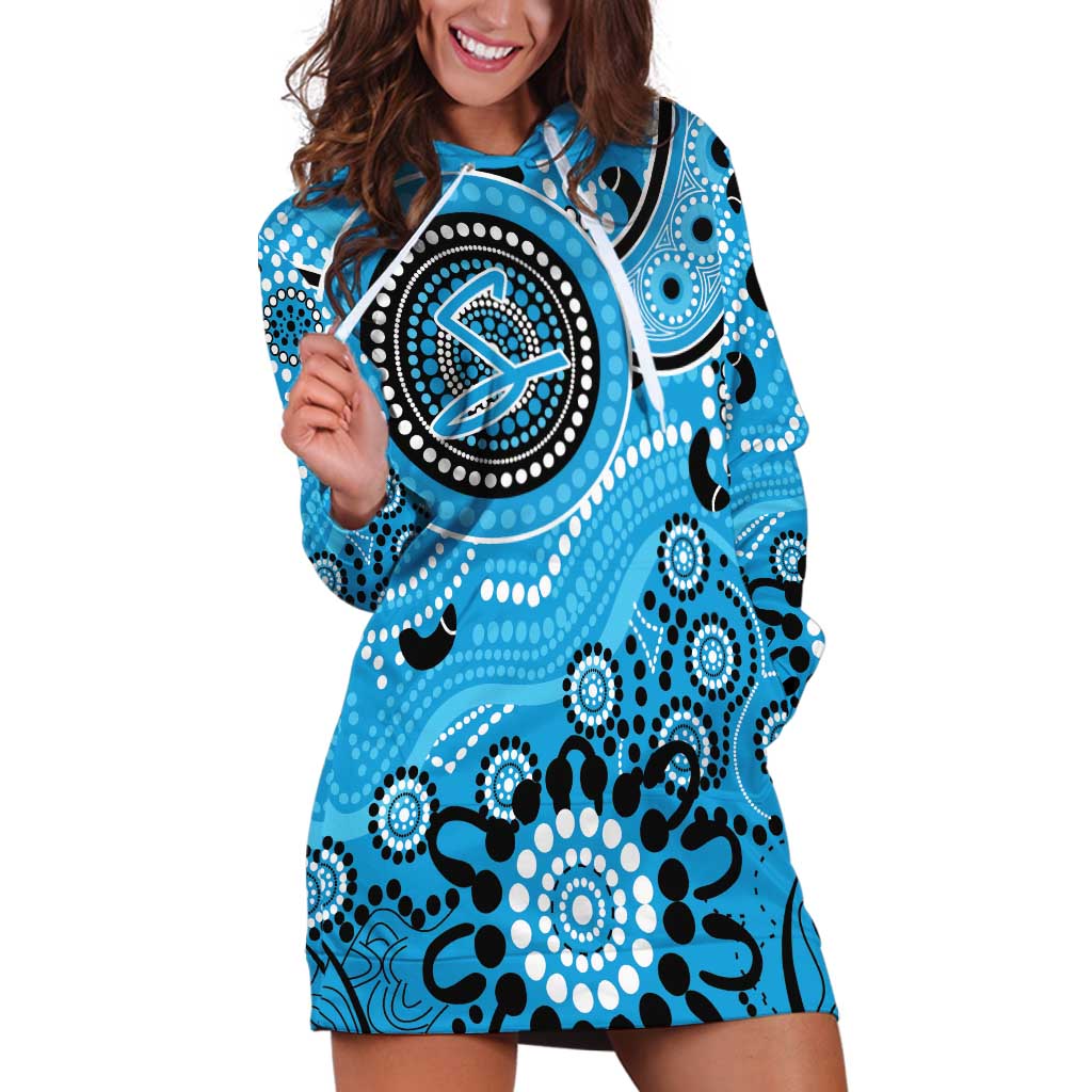 Strikers Cricket Custom Hoodie Dress Australian Aboriginal - Vibe Hoodie Shop