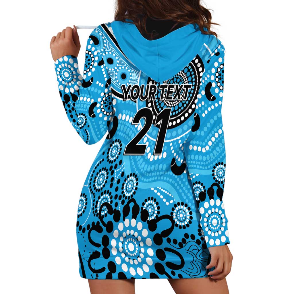 Strikers Cricket Custom Hoodie Dress Australian Aboriginal - Vibe Hoodie Shop