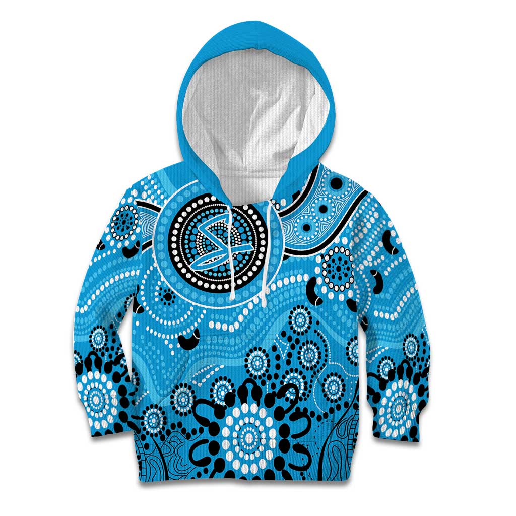 Strikers Cricket Custom Kid Hoodie Australian Aboriginal - Vibe Hoodie Shop