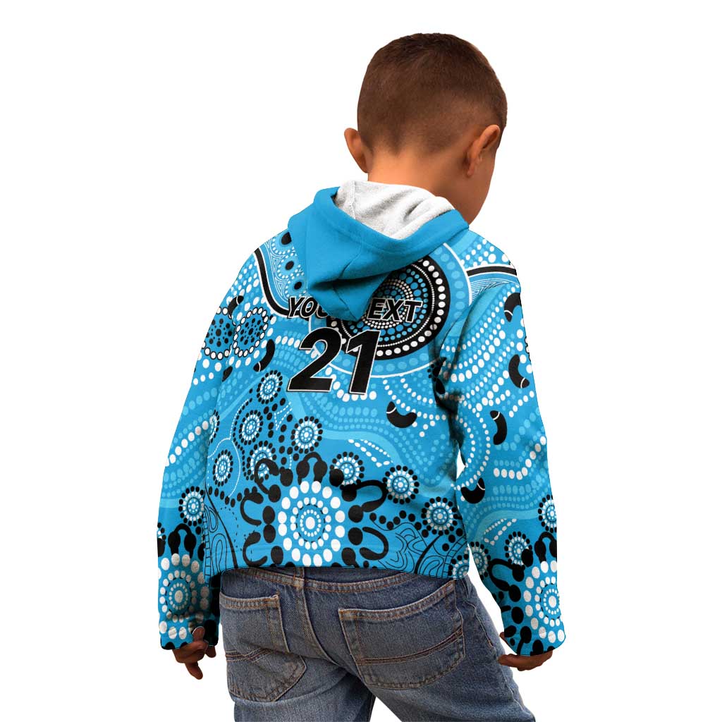 Strikers Cricket Custom Kid Hoodie Australian Aboriginal - Vibe Hoodie Shop