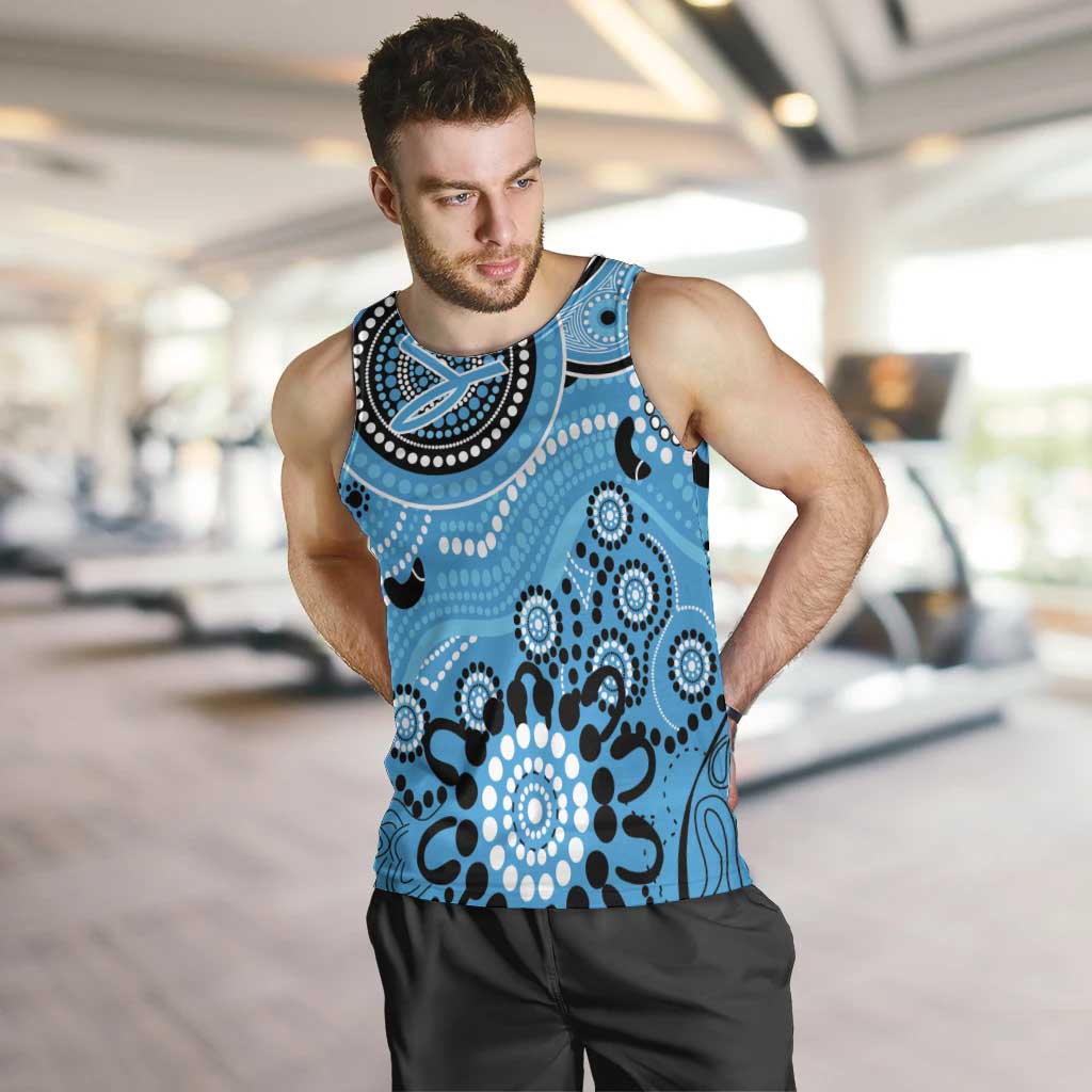 Strikers Cricket Custom Men Tank Top Australian Aboriginal - Vibe Hoodie Shop