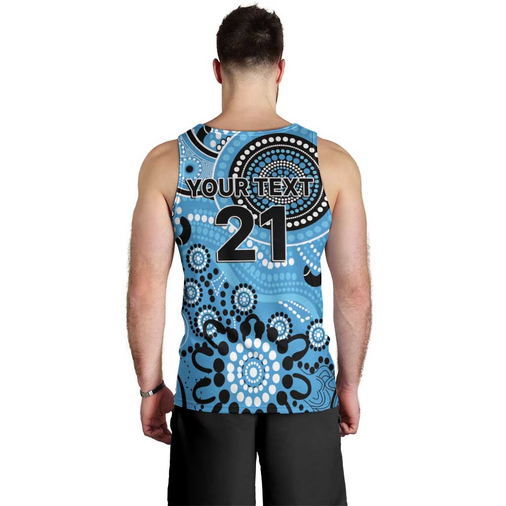 Strikers Cricket Custom Men Tank Top Australian Aboriginal - Vibe Hoodie Shop