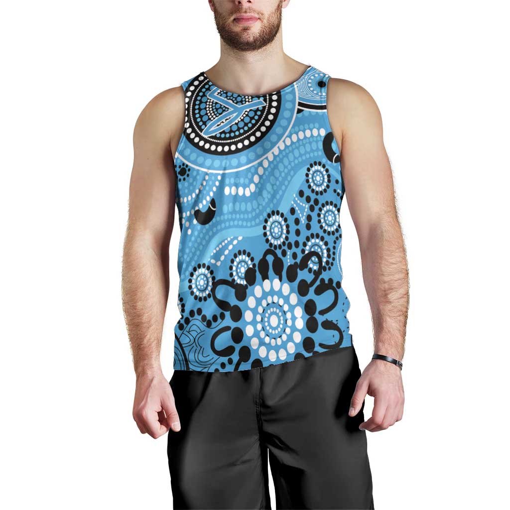 Strikers Cricket Custom Men Tank Top Australian Aboriginal - Vibe Hoodie Shop