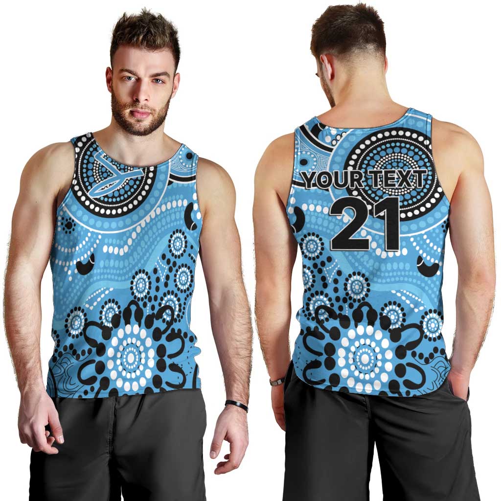 Strikers Cricket Custom Men Tank Top Australian Aboriginal - Vibe Hoodie Shop