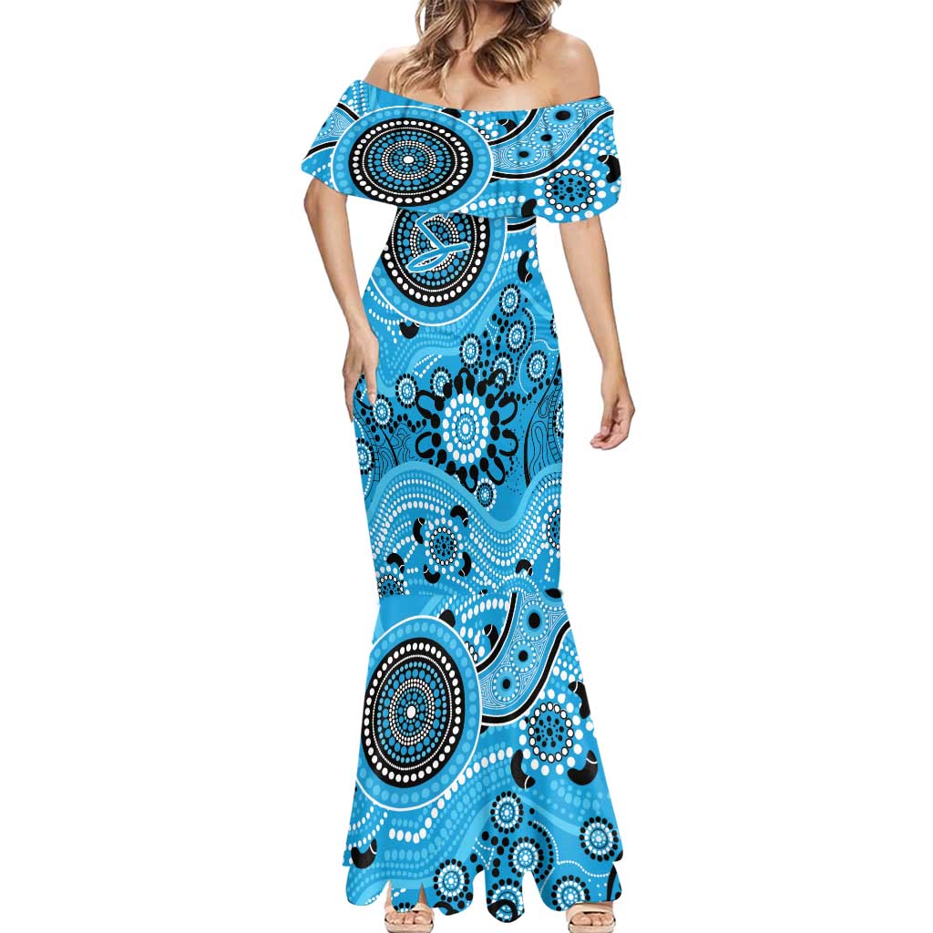 Strikers Cricket Custom Mermaid Dress Australian Aboriginal