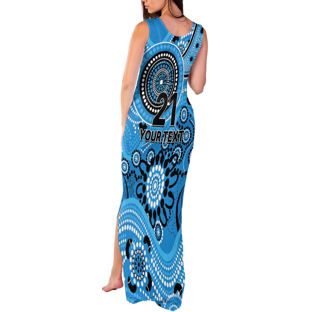 Strikers Cricket Custom Tank Maxi Dress Australian Aboriginal