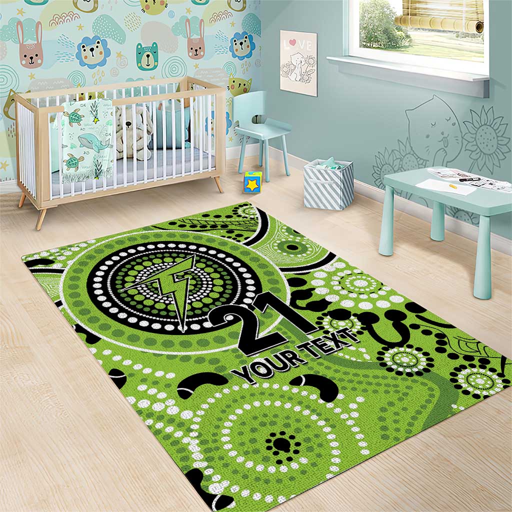 Thunder Cricket Custom Area Rug Australian Aboriginal - Vibe Hoodie Shop