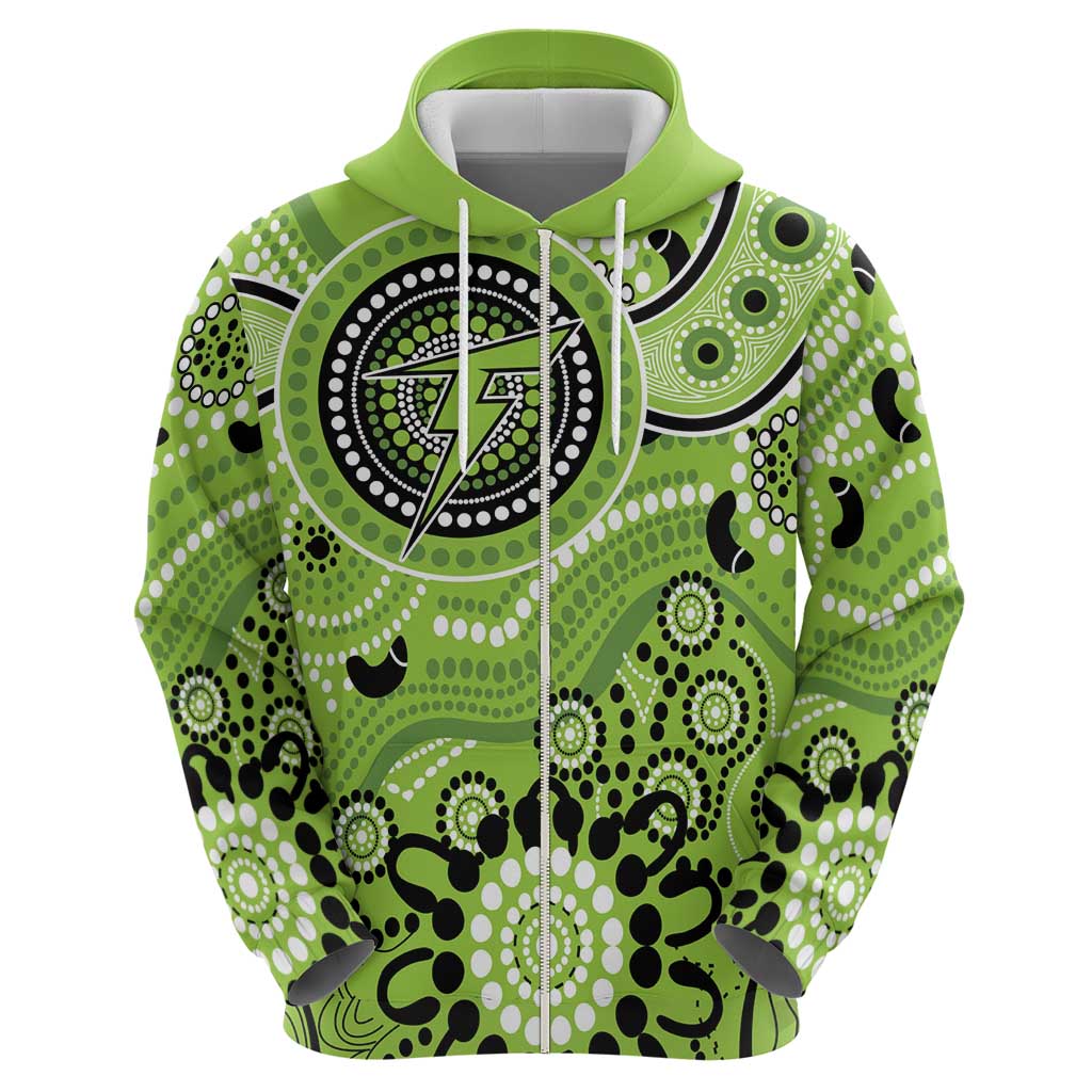 Thunder Cricket Custom Hoodie Australian Aboriginal LT9 - Vibe Hoodie Shop