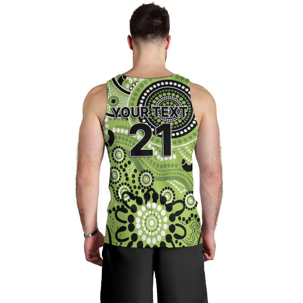 Thunder Cricket Custom Men Tank Top Australian Aboriginal - Vibe Hoodie Shop