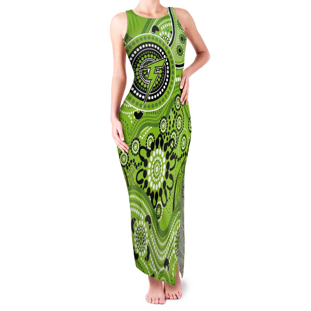 Thunder Cricket Custom Tank Maxi Dress Australian Aboriginal