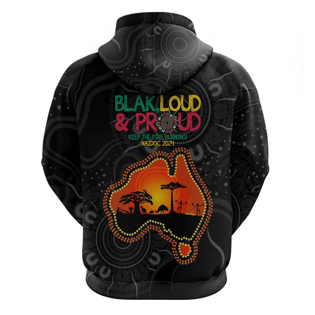 Blak Loud and Proud NAIDOC 2024 Hoodie Indigenous Aboriginal LT9 - Vibe Hoodie Shop