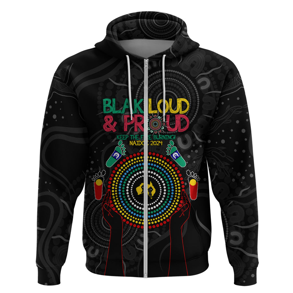 Blak Loud and Proud NAIDOC 2024 Hoodie Indigenous Aboriginal LT9 - Vibe Hoodie Shop