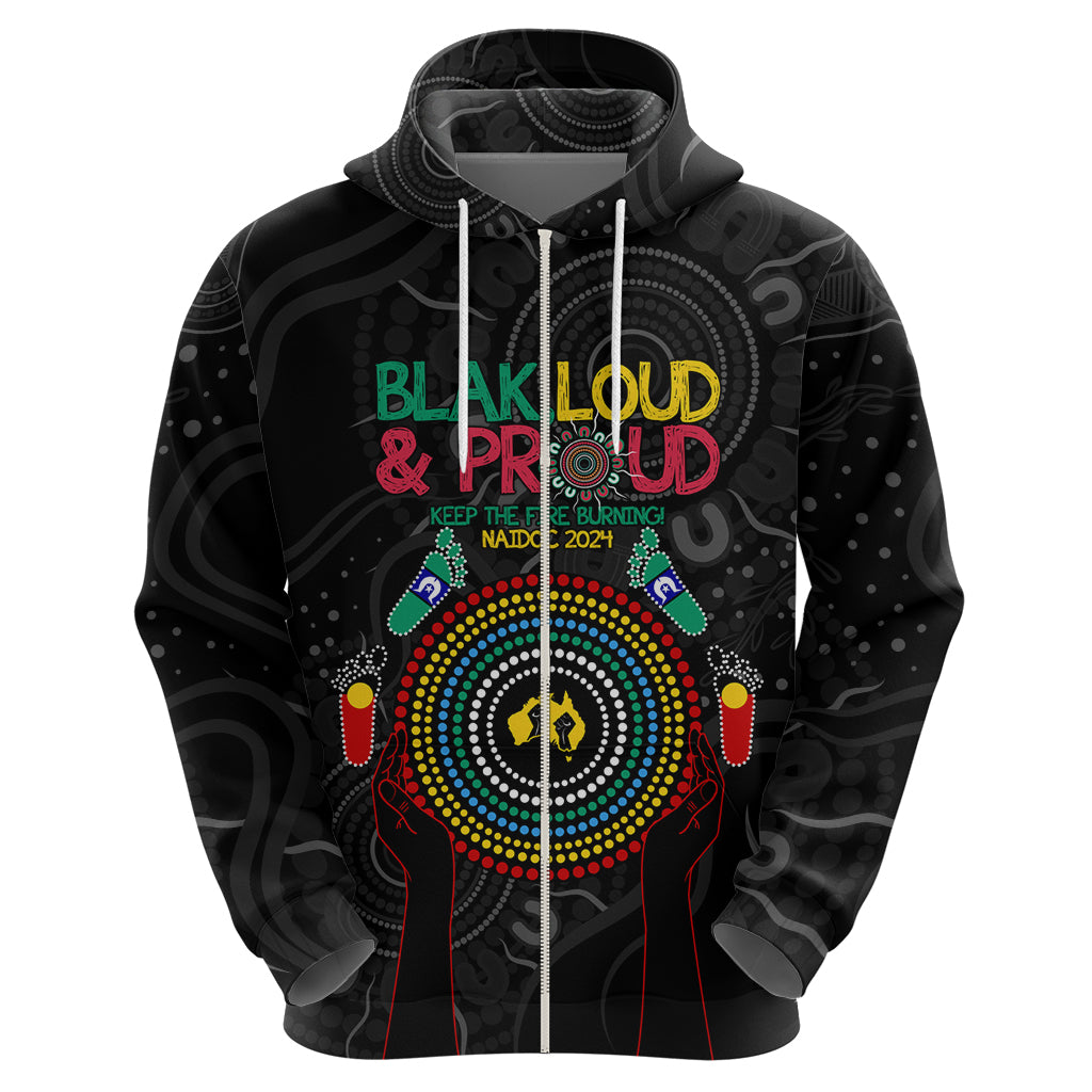 Blak Loud and Proud NAIDOC 2024 Hoodie Indigenous Aboriginal LT9 - Vibe Hoodie Shop