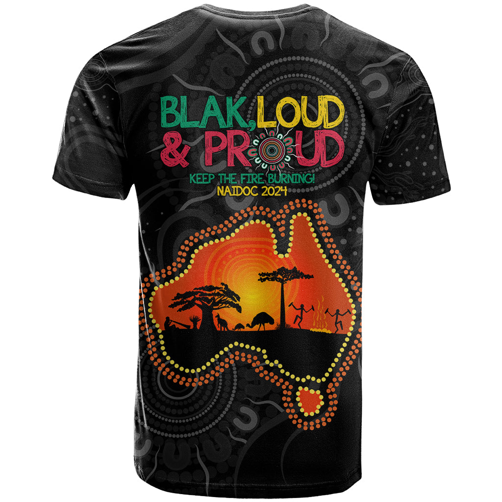 Blak Loud and Proud NAIDOC 2024 T Shirt Indigenous Aboriginal LT9 - Vibe Hoodie Shop