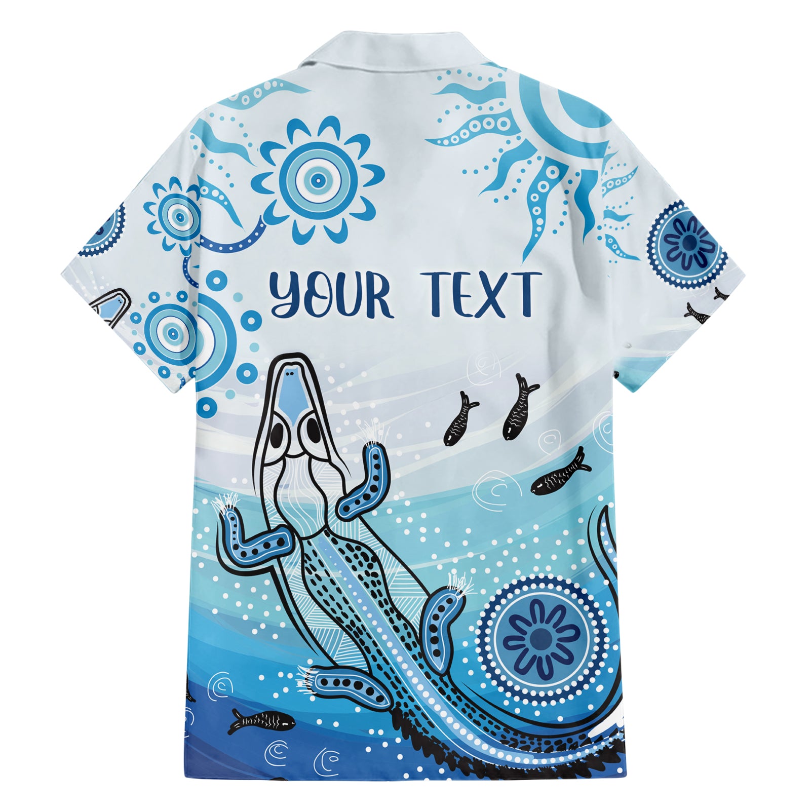 Personalised Keep the Fire Burning NAIDOC 2024 Hawaiian Shirt Aboriginal Dot with Crocodile - Vibe Hoodie Shop