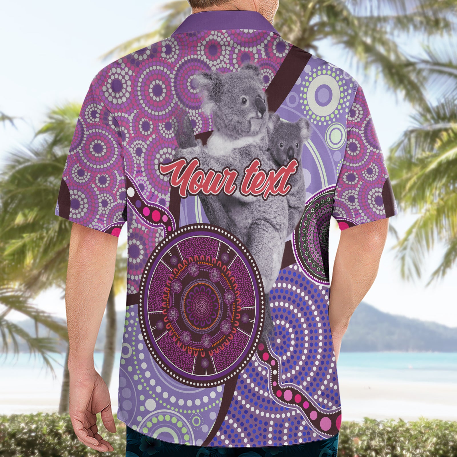 Personalised Australia Koala NAIDOC 2024 Hawaiian Shirt Keep the Fire Burning - Vibe Hoodie Shop