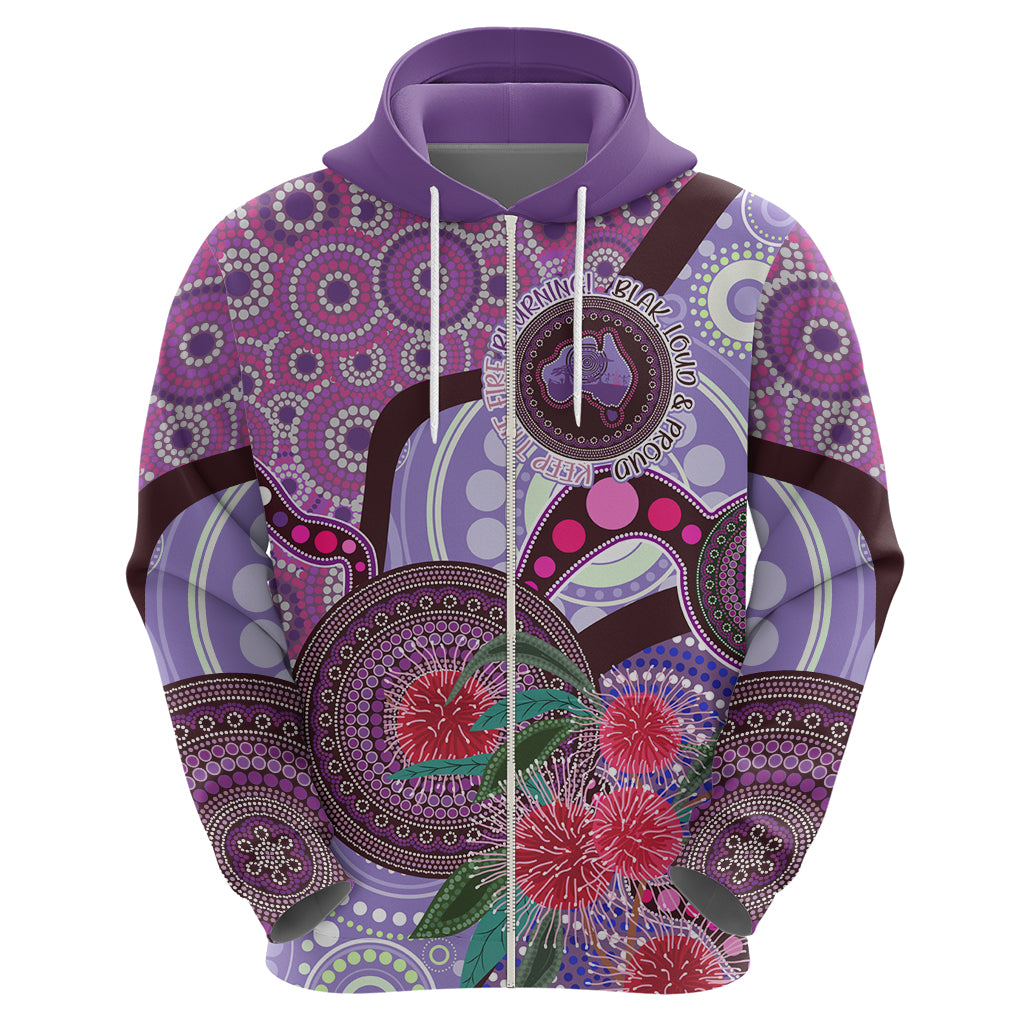 Personalised Australia NAIDOC 2024 Hoodie Keep the Fire Burning Hakea Flowers LT9 - Vibe Hoodie Shop