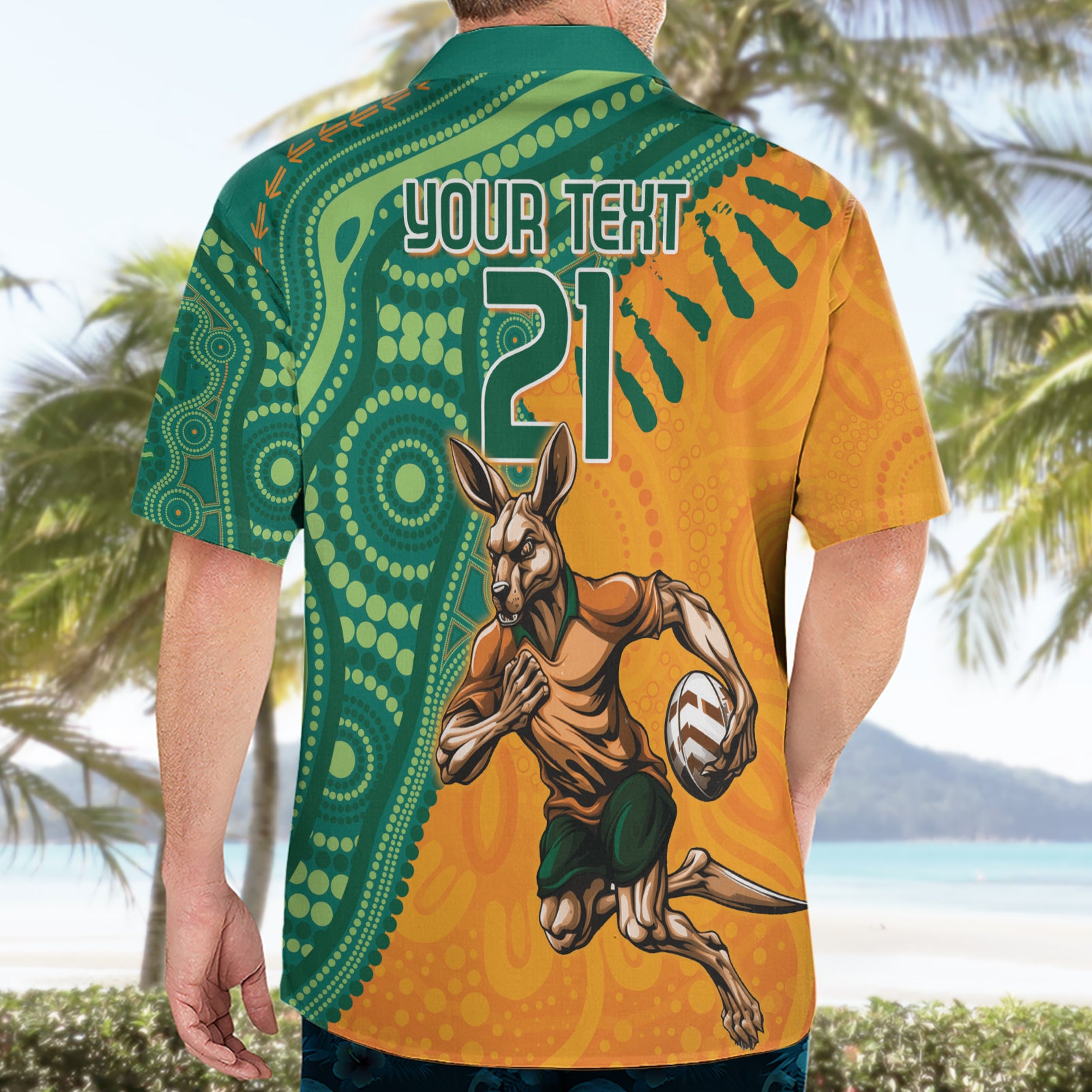 Custom Australia Rugby Wallaroos Hawaiian Shirt Indigenous Aboriginal Pacific Champions - Vibe Hoodie Shop