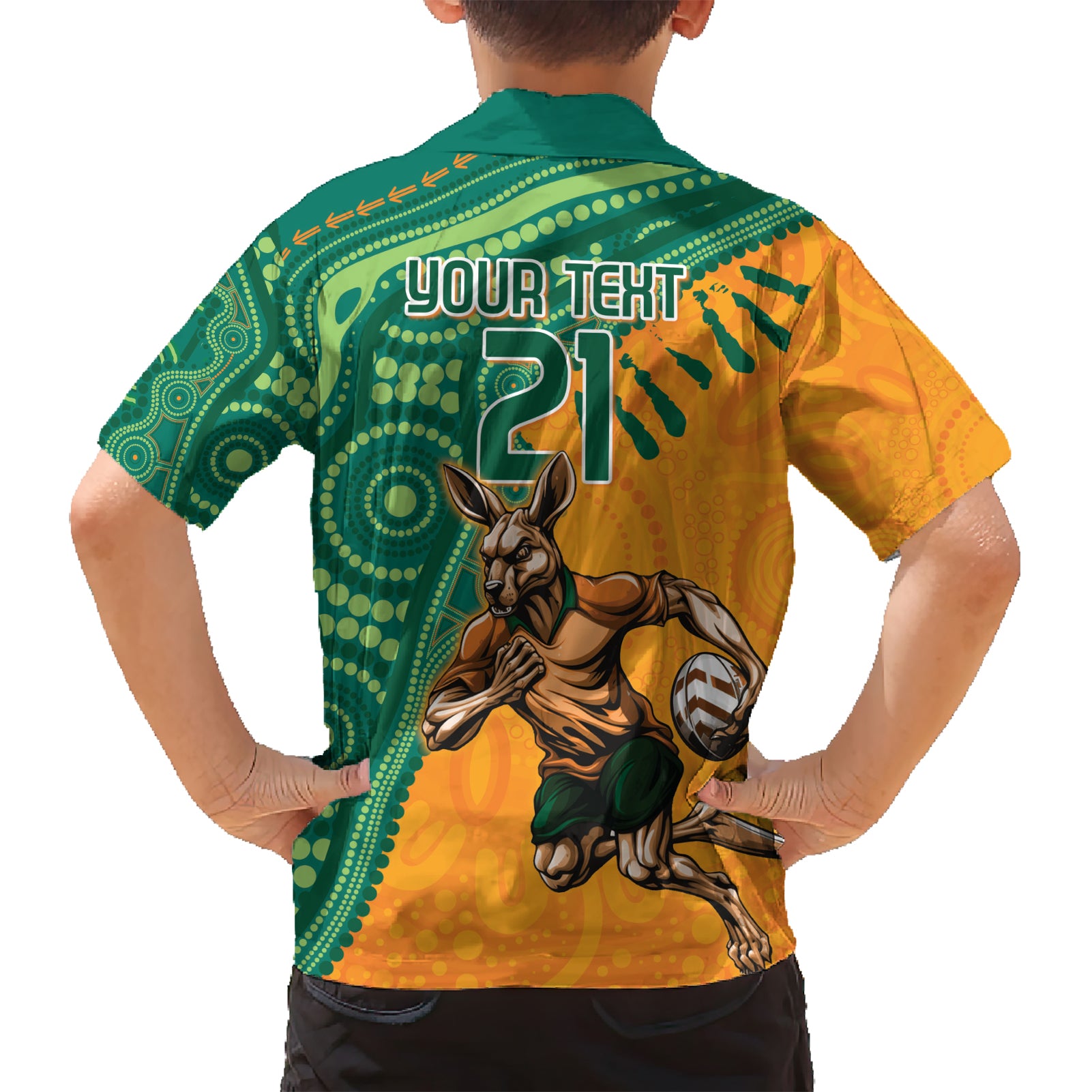 Custom Australia Rugby Wallaroos Hawaiian Shirt Indigenous Aboriginal Pacific Champions - Vibe Hoodie Shop