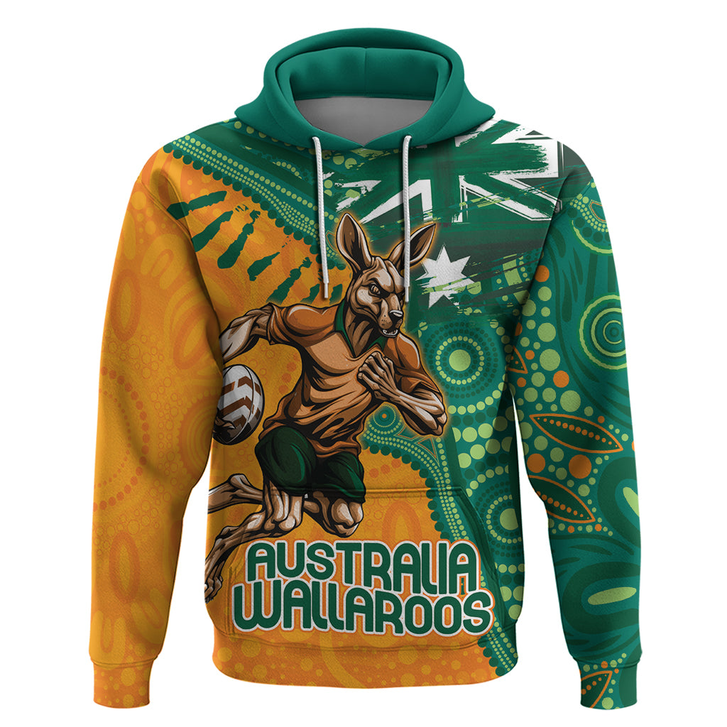 Custom Australia Rugby Wallaroos Hoodie Indigenous Aboriginal Pacific Champions LT9 - Vibe Hoodie Shop