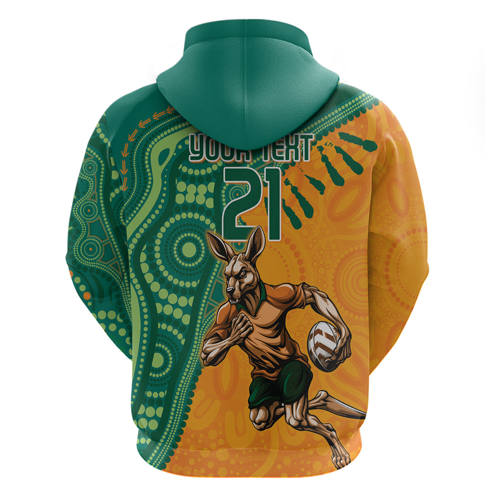 Custom Australia Rugby Wallaroos Hoodie Indigenous Aboriginal Pacific Champions LT9 - Vibe Hoodie Shop