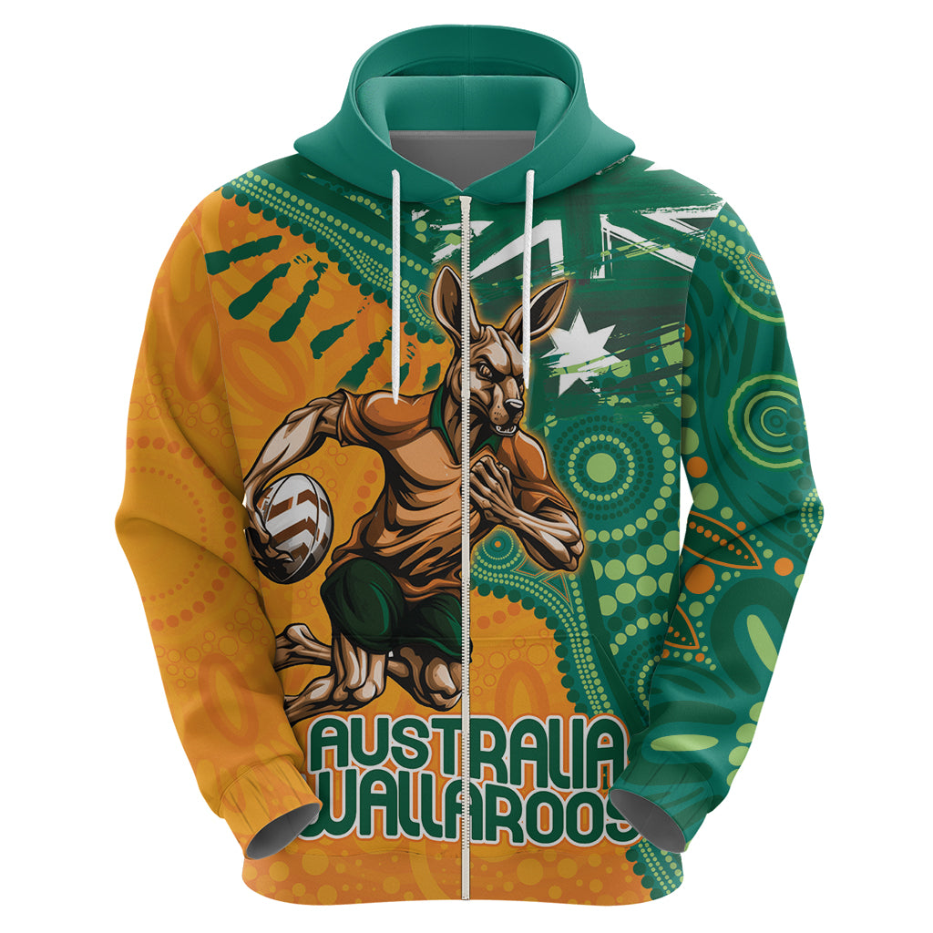 Custom Australia Rugby Wallaroos Hoodie Indigenous Aboriginal Pacific Champions LT9 - Vibe Hoodie Shop