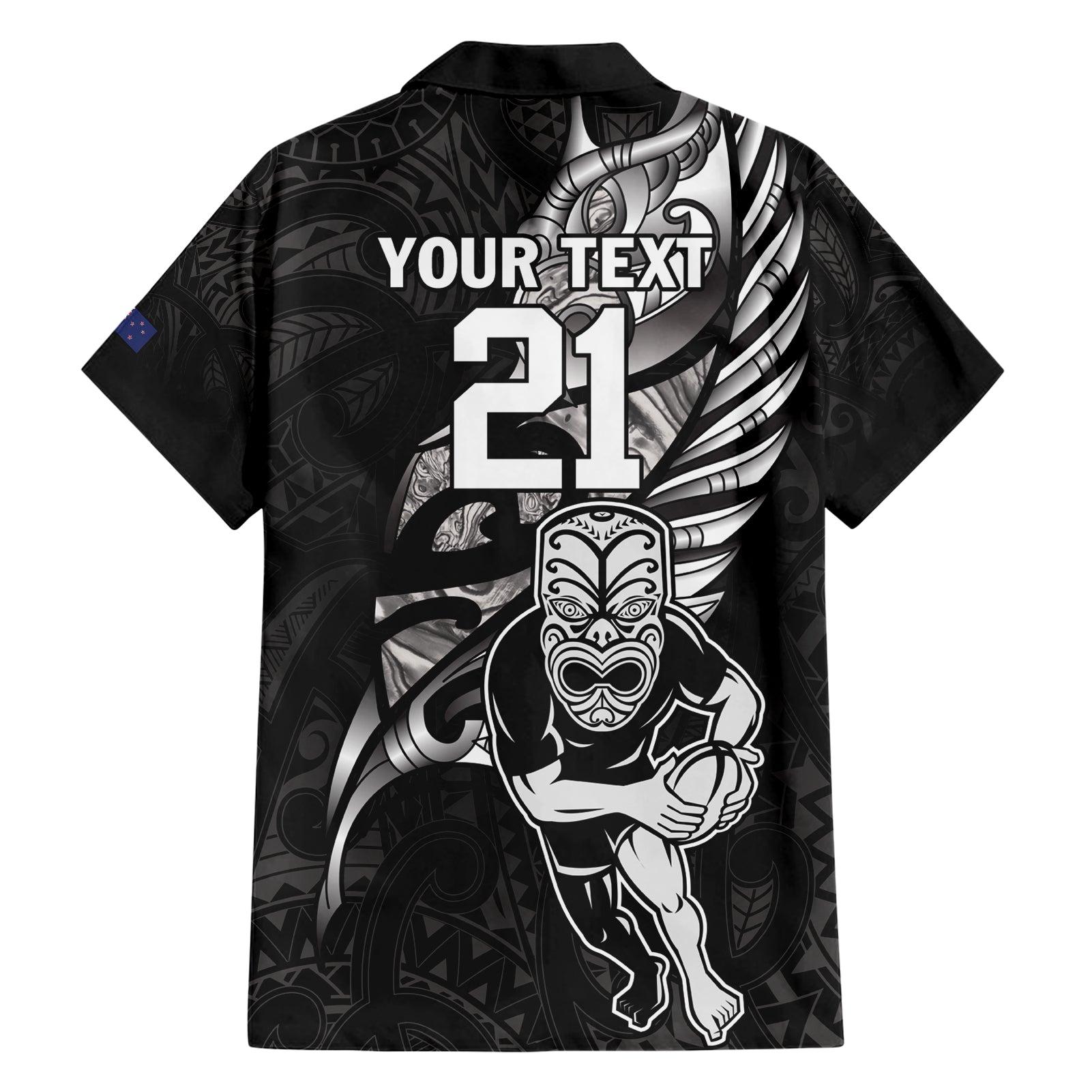 Custom New Zealand Maori Rugby Family Matching Short Sleeve Bodycon Dress and Hawaiian Shirt Rarauhe Pango Silver Fern Manaia