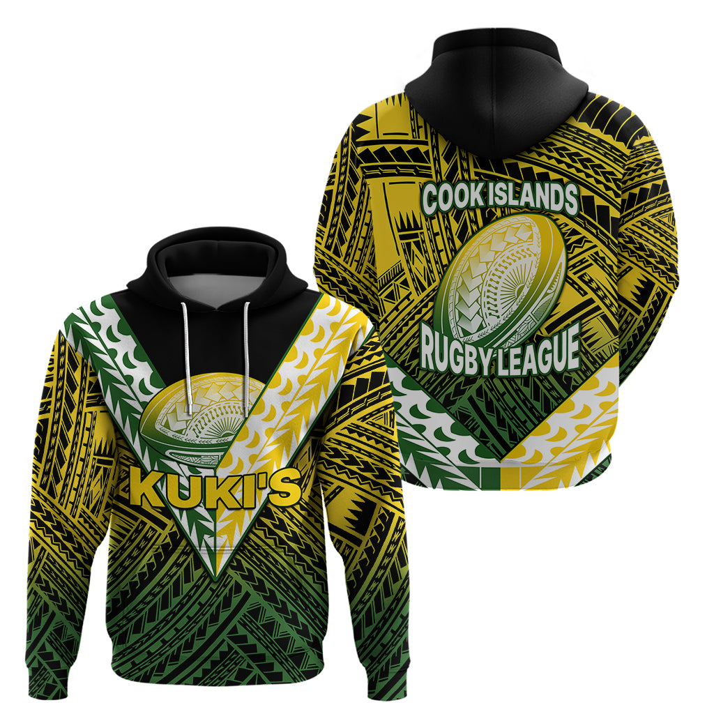 The Kuki's Cook Islands Rugby Hoodie Be Unique Vibe Black LT9 - Vibe Hoodie Shop