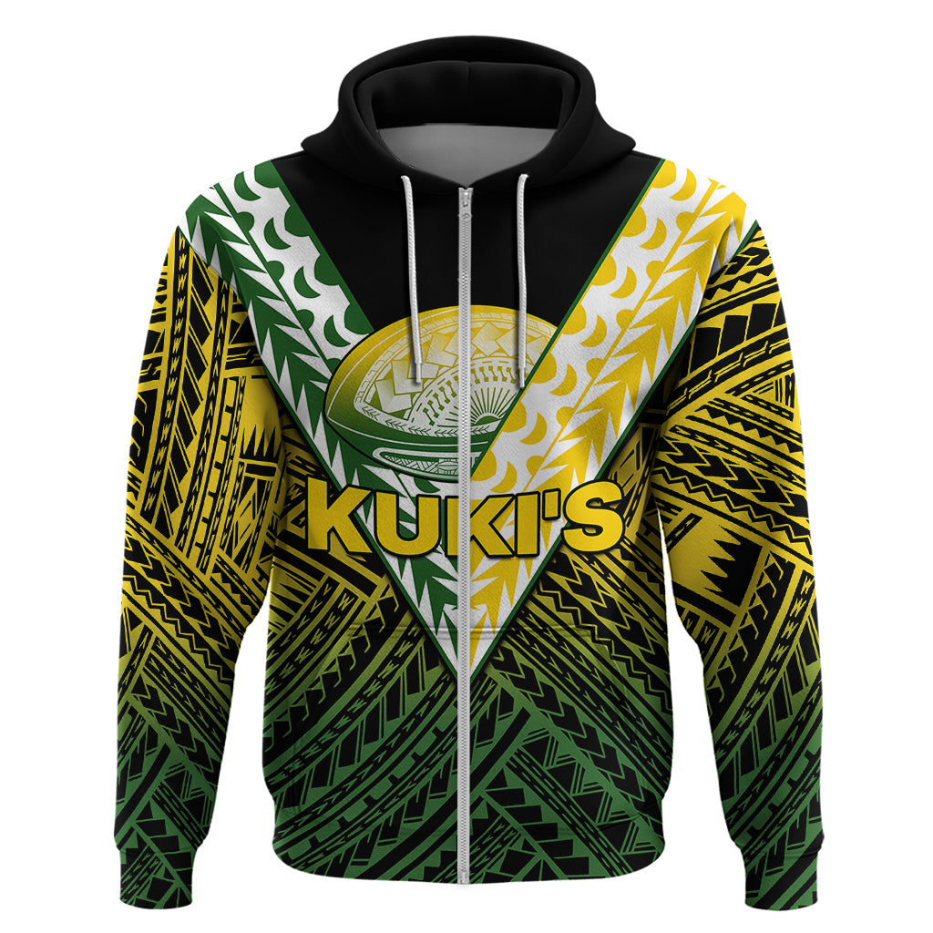 The Kuki's Cook Islands Rugby Hoodie Be Unique Vibe Black LT9 - Vibe Hoodie Shop